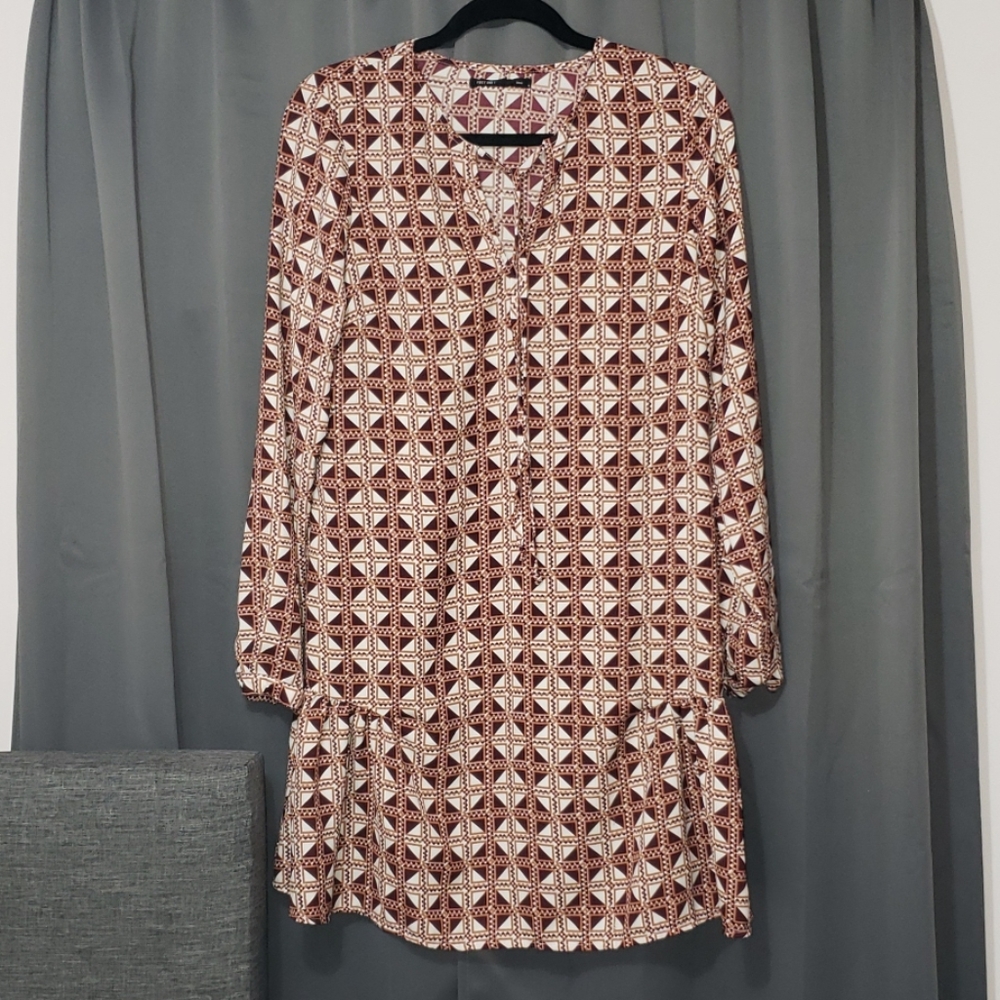 Anthropologie Drop waist Tunic Dress